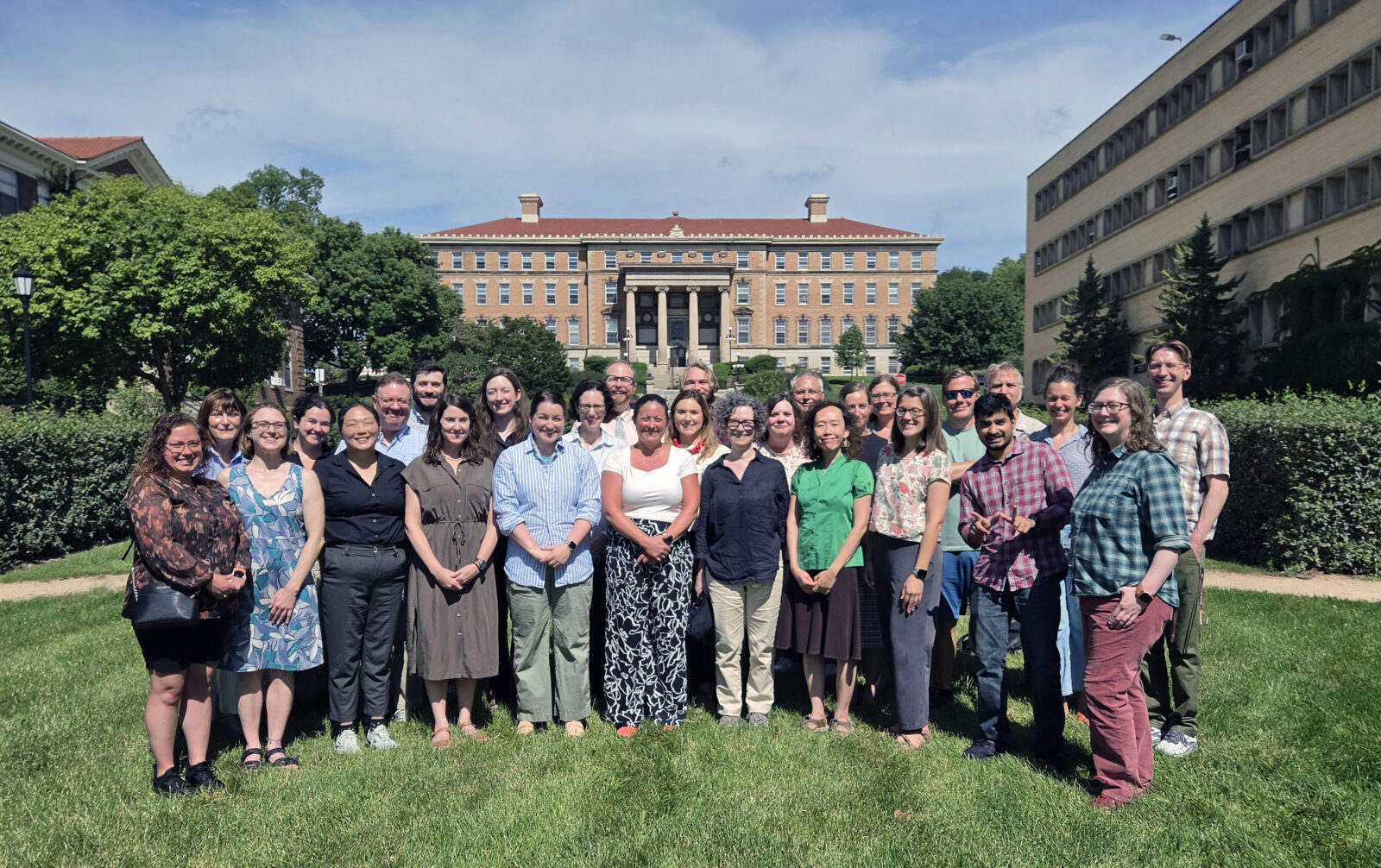 CTLM staff pose for a group photo on Henry Mall